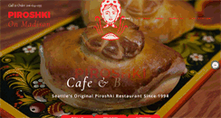 Desktop Screenshot of piroshkirestaurant.com